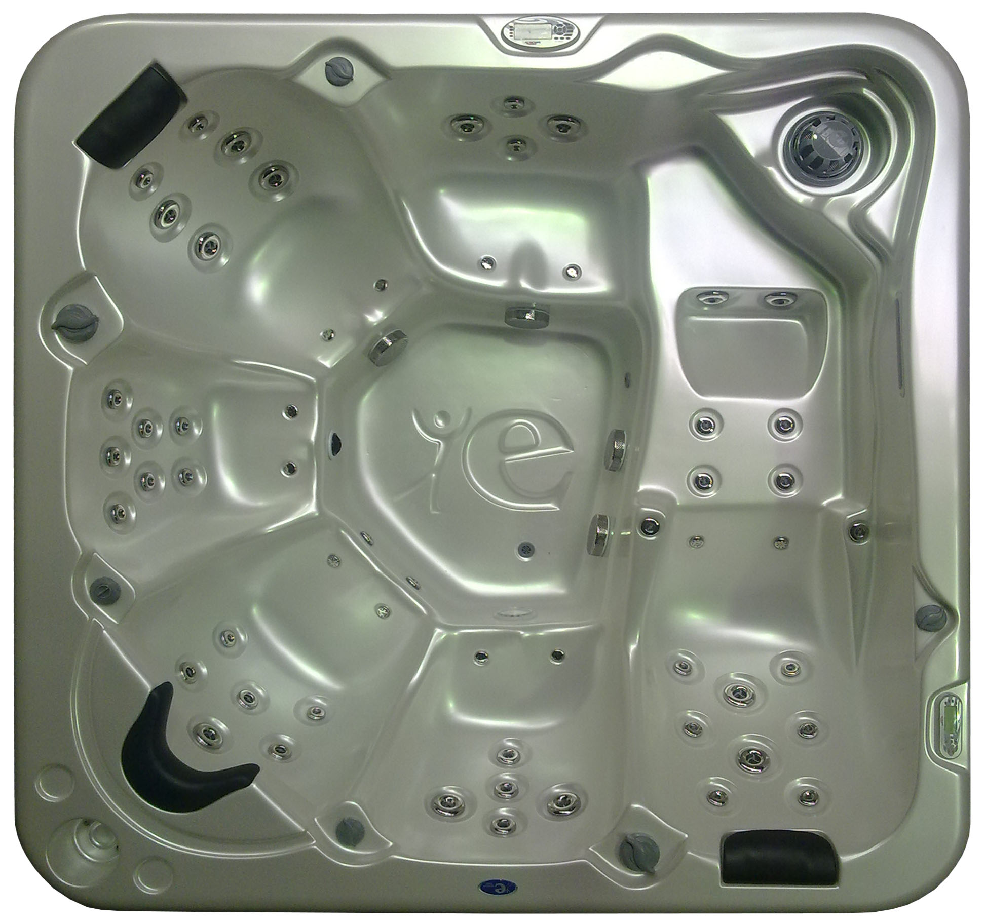 Evolution Spas AquaRelax with interface for most ecological heat pump